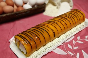 Tronco de yema y nata